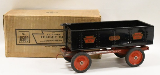 Original Keystone No. 6500 Freight Car w/ Box