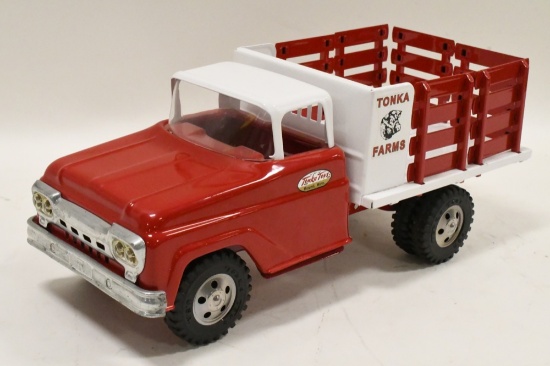 Restored Tonka Farms Stake Bed Truck