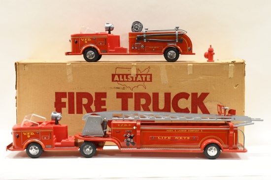 Marx Sears Allstate Fire Truck Set #3242 In Box