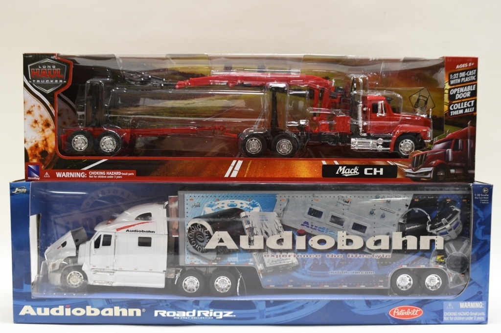 Jada Toys Road Rigz Peterbilt And New Ray Mack Log Art Antiques Collectibles Toys Hobbies Diecast Toy Vehicles Auctions Online Proxibid