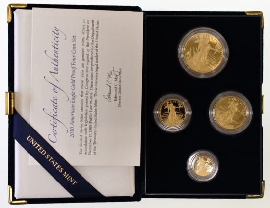 2010 American Eagle Gold Proof Four-Coin Set