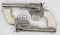 (2) Hubley Rodeo Cap Gun Pistol