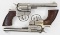 (2) Vintage Hubley Cap Gun Pistols
