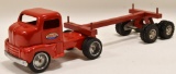 Tonka Truck with Log Hauler Trailer