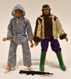 Lot of (2) Mego Planet of the Apes Action Figures