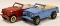 (2) Tonka Jeepster Trucks Red and Blue