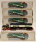 (4) 1984 Hess Toy Truck Banks Fuel Oil Tankers