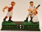 Mechanical Cast Iron Hometown Batery Baseball Bank