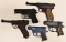 Lot of (5) Plastic Toy Cap Gun & Dart Gun Pistols