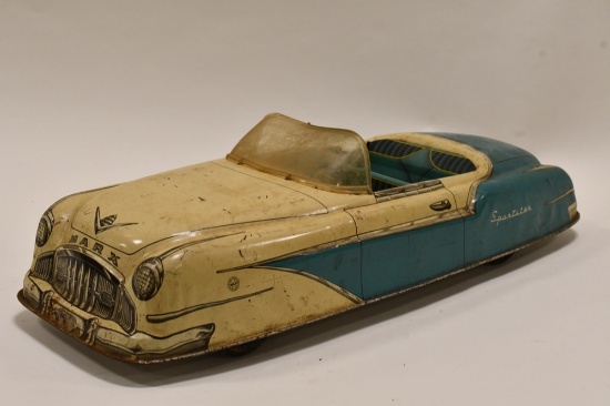 Tin Litho Marx Sportster Convertible Car