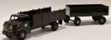 Lumar Marx U.S. Army Truck with Trailer