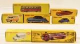 Lot of (6) Dinky Toy Cars and (1) Dan-Toys