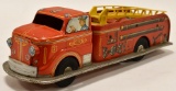 Louis Marx Tin Friction Fire Truck