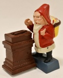 Mechanical Cast Iron Santa Claus Bank