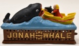 Mechanical Cast Iron Jonah and the Whale Bank