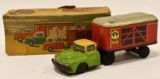 Japan Tin Litho Livestock Truck and Trailer