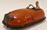 Lindstrom Tin Windup Skeeter-Bug Bumper Car