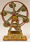 J. Chein Tin Litho Windup Ferris Wheel