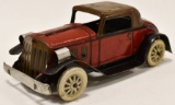 Marx Tin Windup Coupe Car w/ Electric Headlights