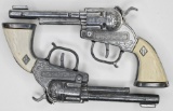 Pair of Leslie Henry Cap Gun Pistols