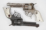 Pair of Hubley Texan Cap Gun Pistols