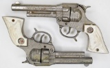 Pair of Hubley Texan Jr. Cap Gun Pistols