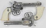 Pair of Unmarked Leslie-Henry Cap Gun Pistols