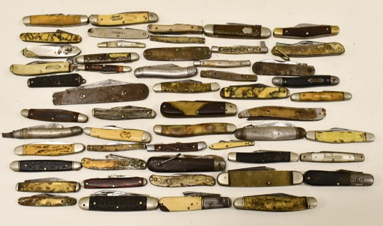 Lot Of 52 Vintage Folding Knives