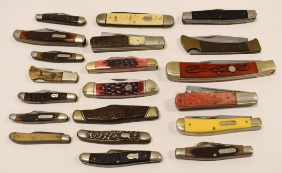 Lot Of 20 Vintage Folding Knives
