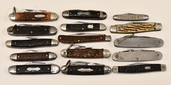 Lot Of 15 Vintage Folding Knives
