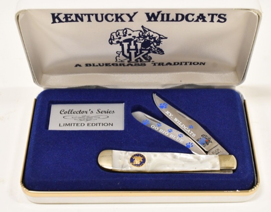 Kentucky Wildcats LE Buck Trapper Folding Knife