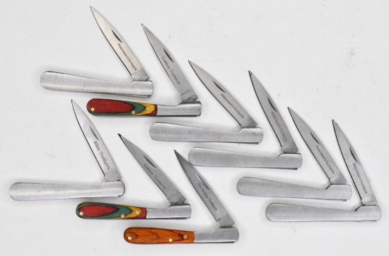 Lot Of NineToothpick Folding Knives