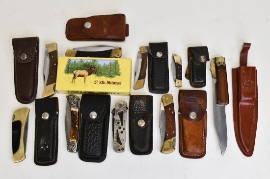 Lot Of 9 Vintage Folding Knives