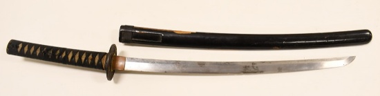 Early Japanese Samurai Wakizashi Short Sword