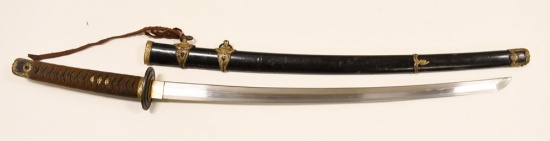 Showa Era Japanese Naval Officer's Samurai Sword