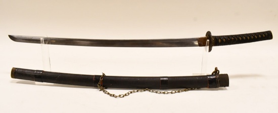 Vintage Japanese Katana Sword With Saya