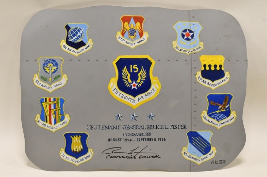 LTG Fister's Painted KC-10 Aircraft Metal Section
