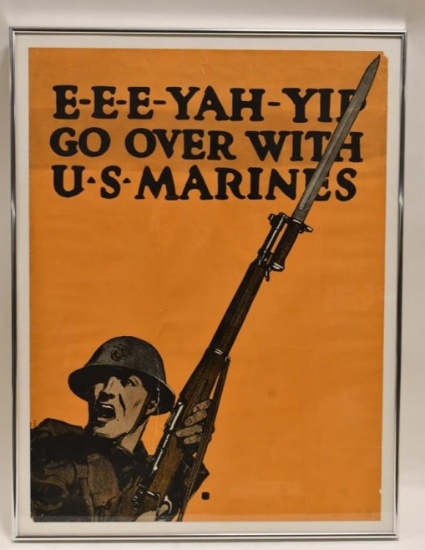 WWI US Marines Recruitment Poster