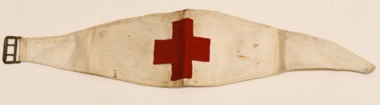 WWI US Military  Army Medics Red Cross Armband