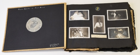 WWII US Marine Corps Scrapbook Photo Album