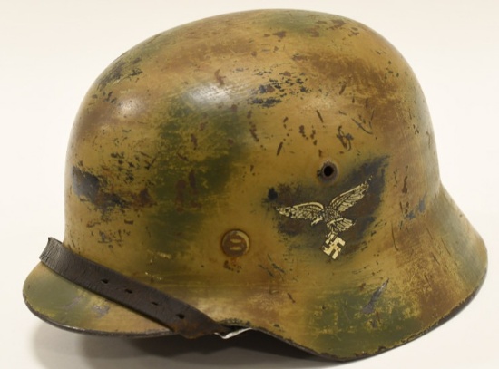 WWII German Luftwaffe Camouflage Helmet