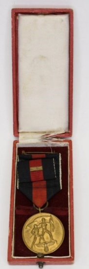 WWII German "1 October 1938"  Medal In Box