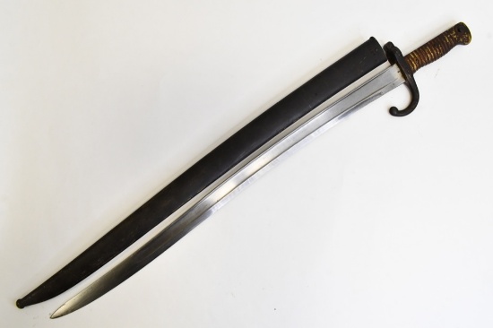 French Model 1866 Chassepot Yataghan Sword Bayonet