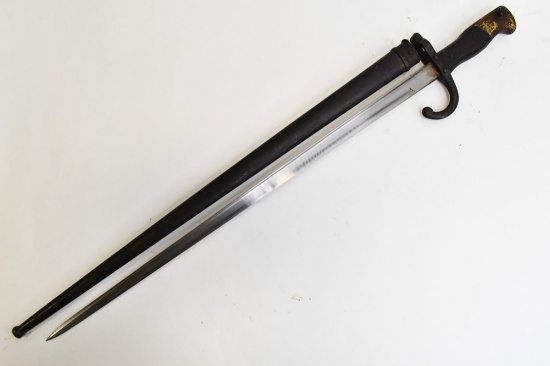 Model 1874 French Gras Bayonet w/ Scabbard