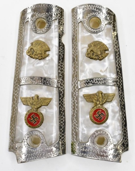 Mexican & Nazi Eagle Decorated Pistol Grips
