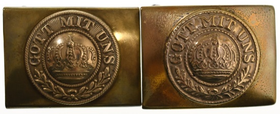 (2) Imperial German Enlisted Belt Buckles