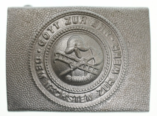 1900-1934 German Fire Police Belt Buckle