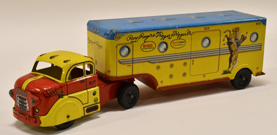Marx Tin Roy Rogers and Trigger Truck Trailer Proxibid