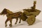 Marx Tin Windup Horse and Cart w/ Driver