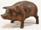 Cast Iron Pig Coin Bank